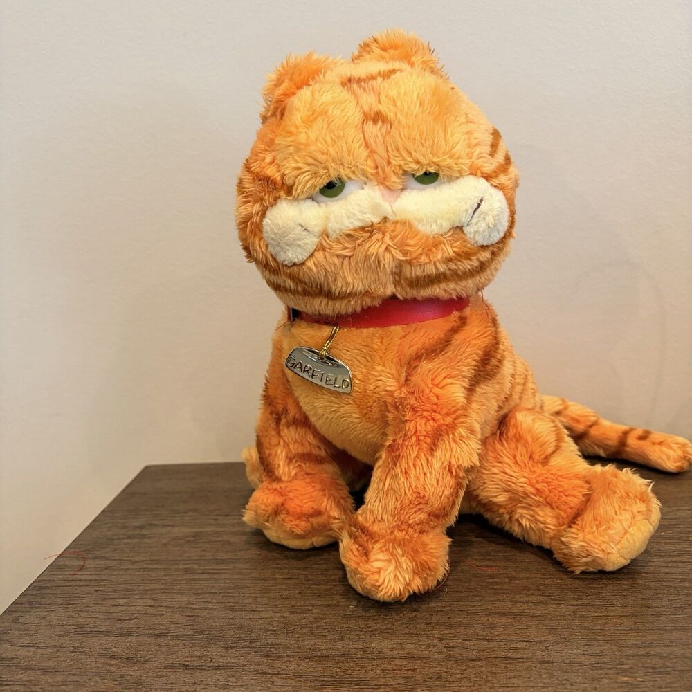 VINTAGE THE BEANIE BUDDY TY GARFIELD 2004  PLUSH GARFIELD 10''